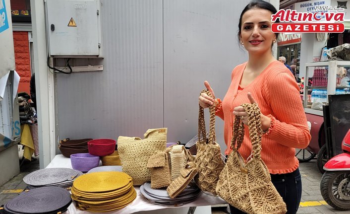 Sosyal medyadan öğrendiği el işi gelir kapısı oldu