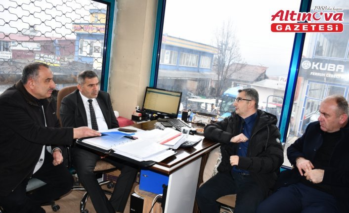 MHP İl Başkanı Mucur, Karma OSB yönetimi ile toplantı yaptı