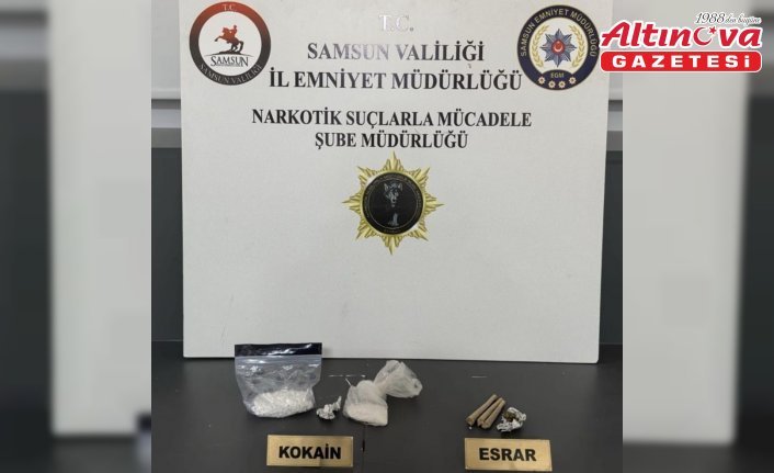 Samsun'da uyuşturucu operasyonunda 4 şüpheli gözaltına alındı