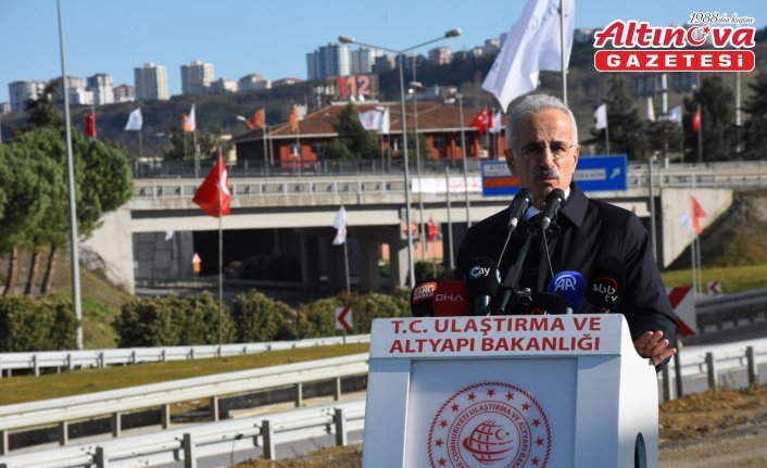 Ulaştırma ve Altyapı Bakanı Uraloğlu, Samsun'da Yeşilkent Kavşağı'nın açılışında konuştu: