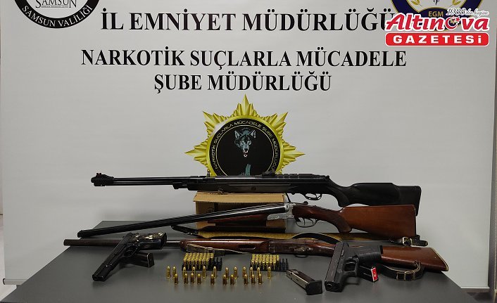 Samsun'da kaçak silah ticareti operasyonunda 1 zanlı yakalandı