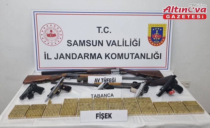 Samsun'da silahla havaya ateş eden 2 şüpheli yakalandı