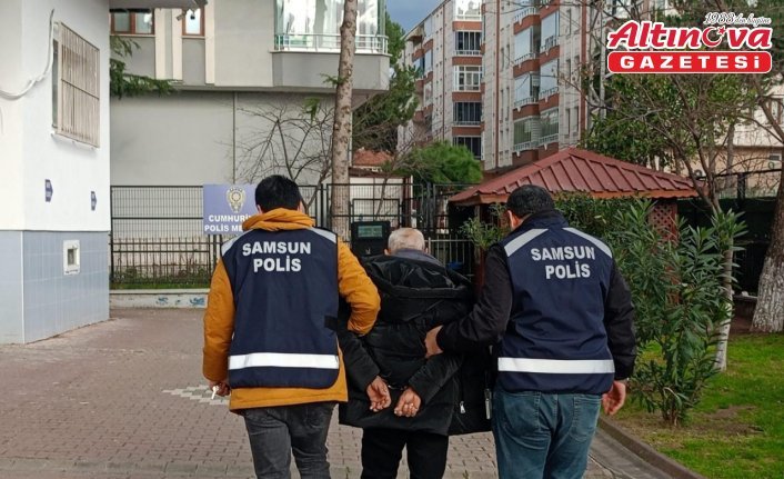 Bafra'da 35 yıl 7 ay hapis cezası bulunan firari hükümlü yakalandı