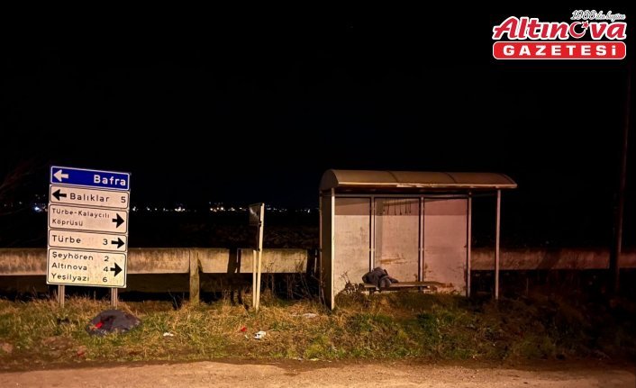 Bafra'da devrilen motosikletin sürücüsü yaralandı