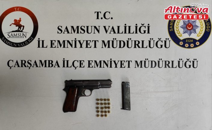 Samsun'da silahlı yaralama şüphelisi yakalandı