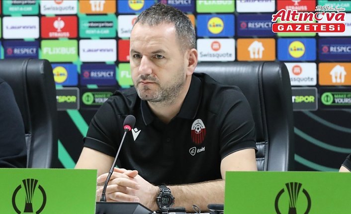 Samsunspor-Shkendija maçının ardından  Jeton Bekjiri