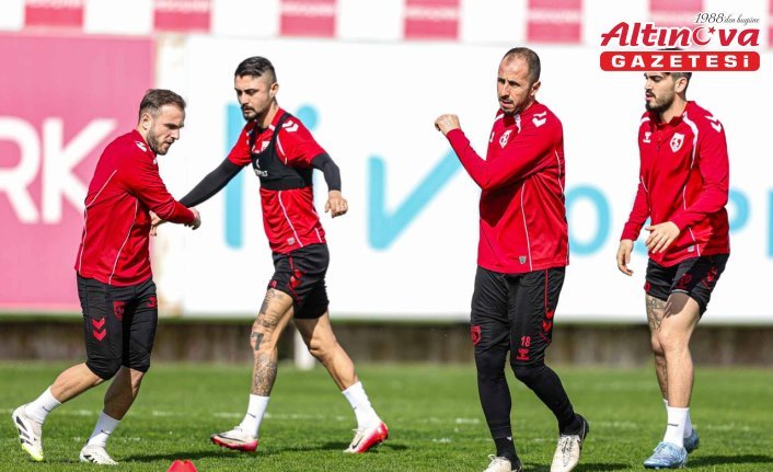 Samsunspor, Shkendija maçının hazırlıklarını tamamladı