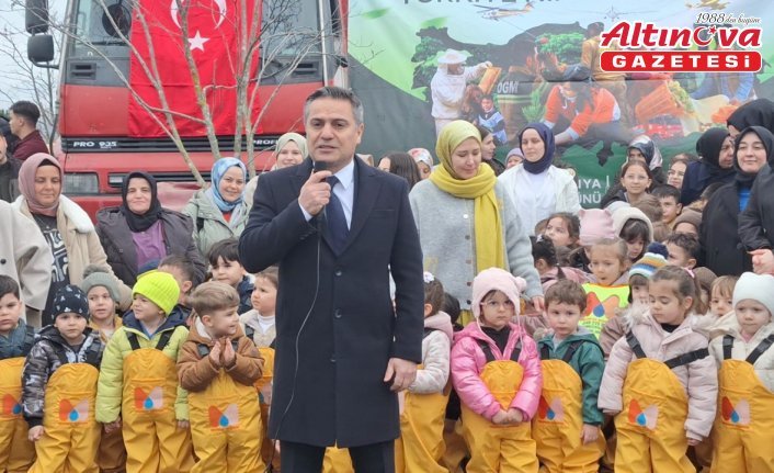 Bafra'da “Türkiye’nin Gücü Orman“ etkinliğinde 3 bin fidan toprakla buluştu