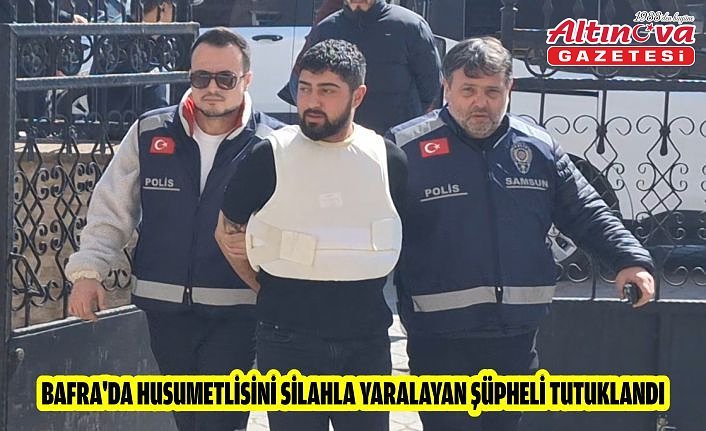 Samsun'da husumetlisini silahla yaralayan şüpheli tutuklandı