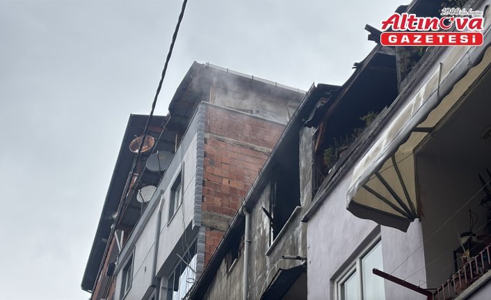 Samsun'da bir evin çatısında çıkan yangın söndürüldü