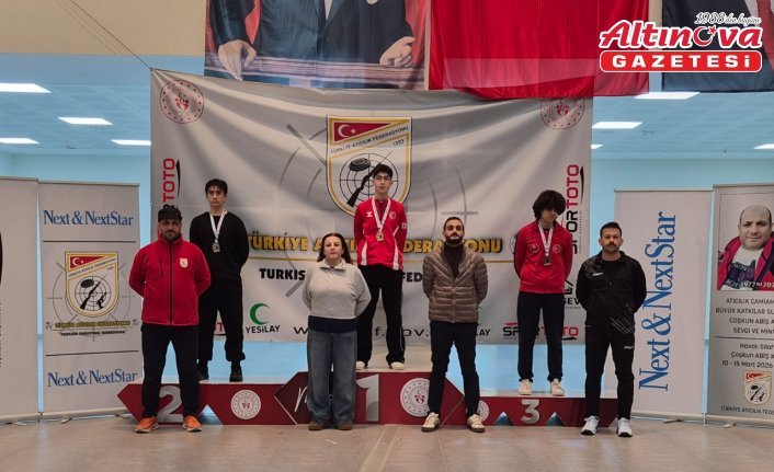 Samsunlu sporcular atıcılıkta Türkiye derecesi elde etti