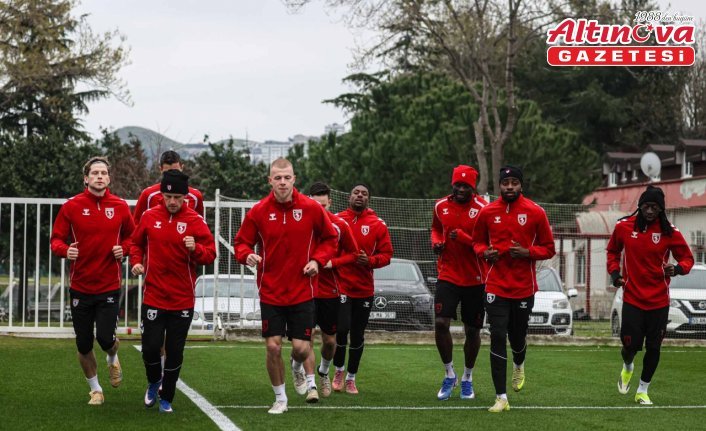 Samsunspor, Rayo Vallecano maçının hazırlıklarına başladı