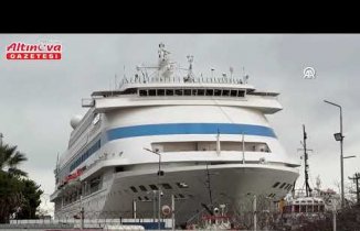 Astoria Grande kruvaziyeri Samsun'a geldi