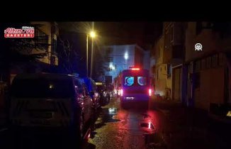 Bafra'da iki katlı binada çıkan yangın hasara neden oldu