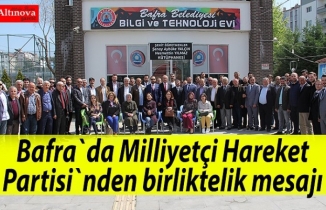 BAFRA MHP İLÇE BAŞKANI BARBAROS TURNA