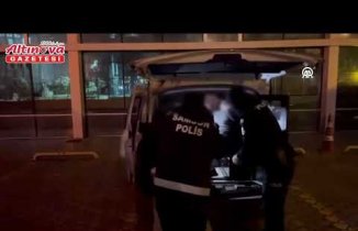 Samsun'da bir kişiyi darbedip polis aracına zarar veren 2 zanlı tutuklandı