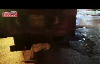 Samsun'da plakasını kapatarak kantara girmeyen kamyonete 99 bin 949 lira ceza kesildi