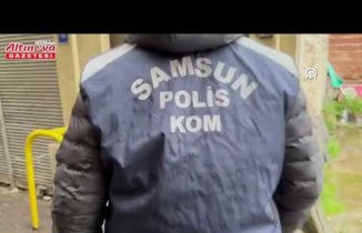 Samsun'da sahte içki operasyonunda 1 şüpheli yakalandı