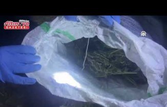 Samsun'da samanın içine gizlenmiş yaklaşık 6 kilogram esrar ele geçirildi